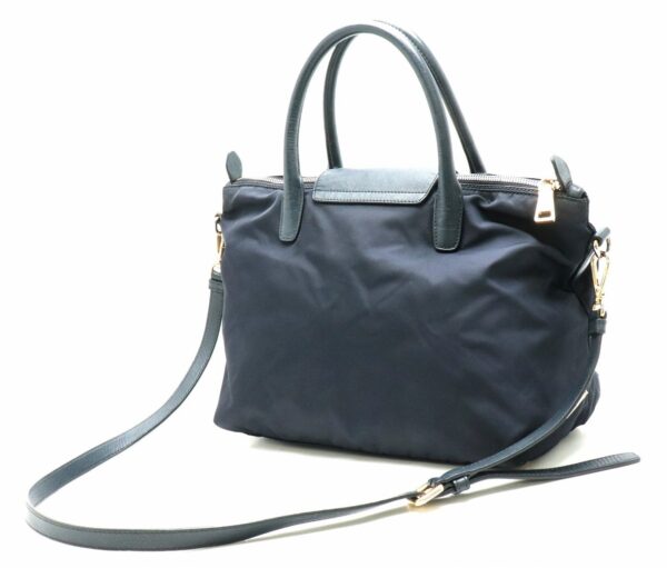 31861267 1 Prada Handbag 2WAY Nylon Leather Navy