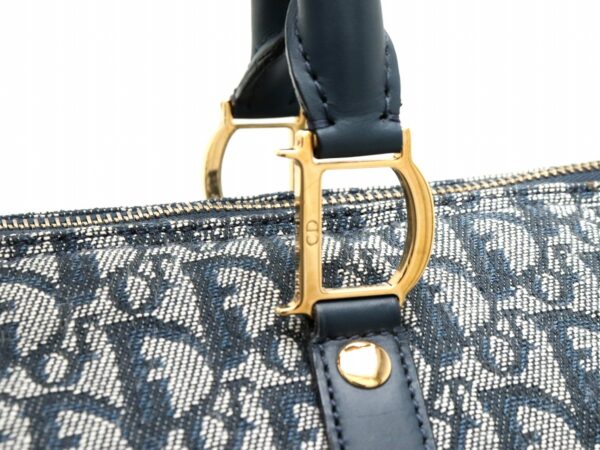 31861318 6 Christian Dior Trotter Bag Leather Navy