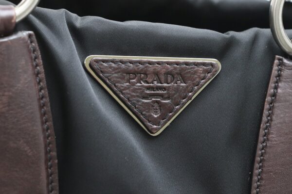 31870838 8 Prada Business Bag Briefcase Nylon Leather Black