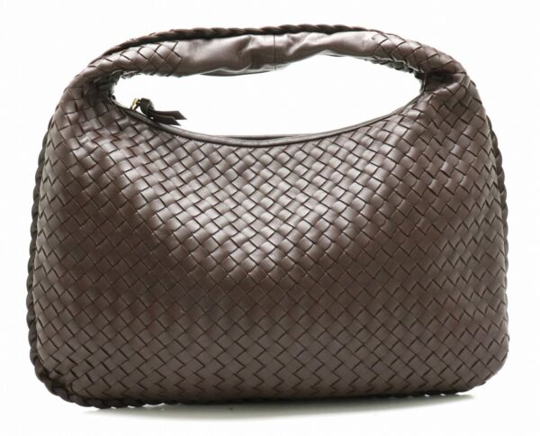 31880472 Bottega Veneta Intrecciato Hobo Shoulder Bag Shoulder Handbag Leather Brown