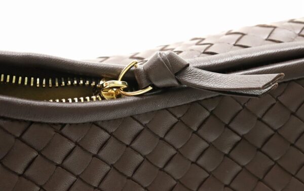 31880472 5 Bottega Veneta Intrecciato Hobo Shoulder Bag Shoulder Handbag Leather Brown