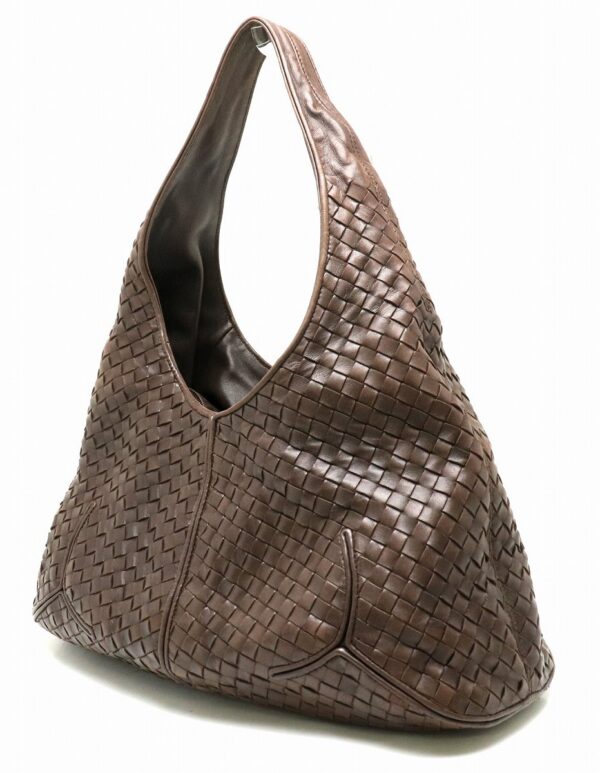 31880572 1 Bottega Veneta Intrecciato Shoulder Bag Shoulder Leather Brown