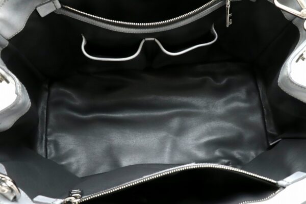 31881378 4 Prada Tote Bag 2WAY Leather Gray