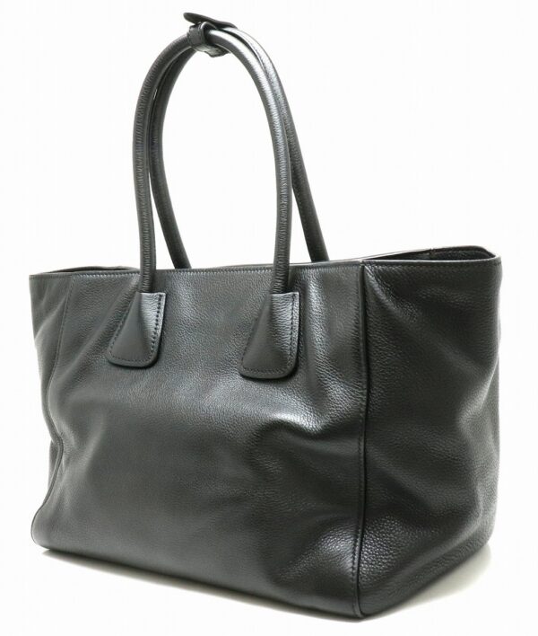 31890410 1 Prada Vitello Phenix Tote Bag 2WAY Leather Black