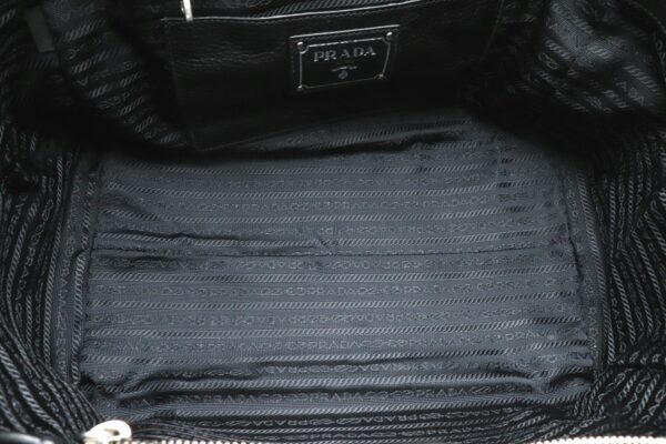 31890410 4 Prada Vitello Phenix Tote Bag 2WAY Leather Black