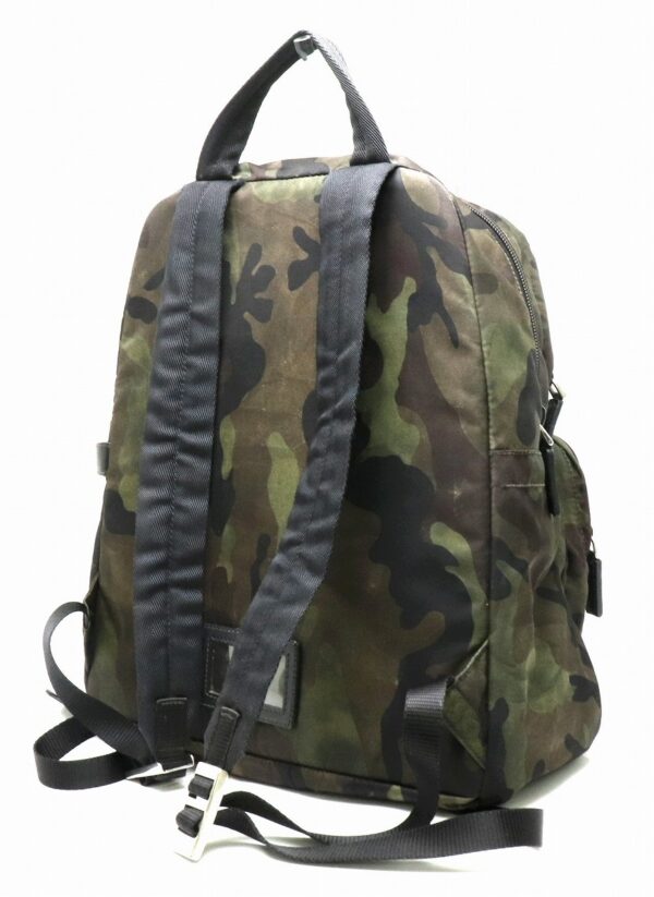 31891441 1 Prada Rucksack Backpack Camouflage Nylon Leather Green