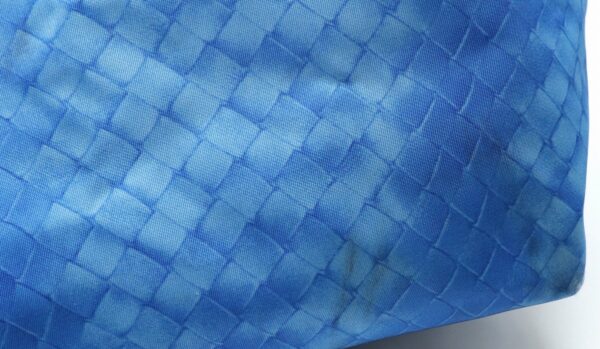 31900853 5 Bottega Veneta Intreccio Lusion Tote Bag Leather Nylon Blue