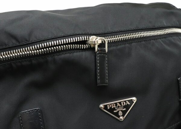 31901534 5 Prada Shoulder Bag Crossbody Nylon Leather Black