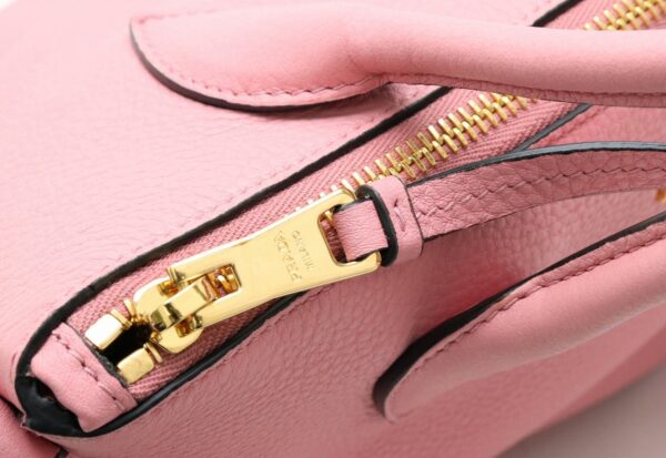 31901719 5 Prada Vit Daino Handbag 2WAY Leather Pink