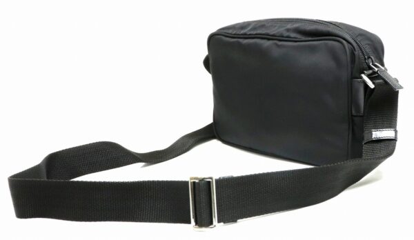 31901842 1 Prada Shoulder Bag Crossbody Nylon Leather Black