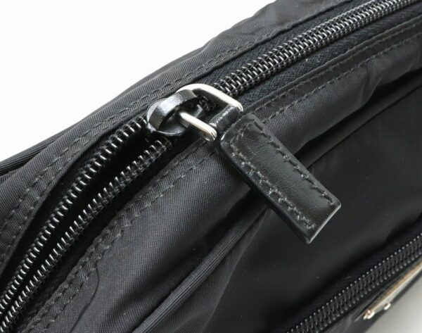 31901842 5 Prada Shoulder Bag Crossbody Nylon Leather Black