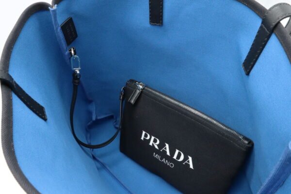 31910772 5 Prada Tote Bag Shoulder Tote Printed Canvas Black