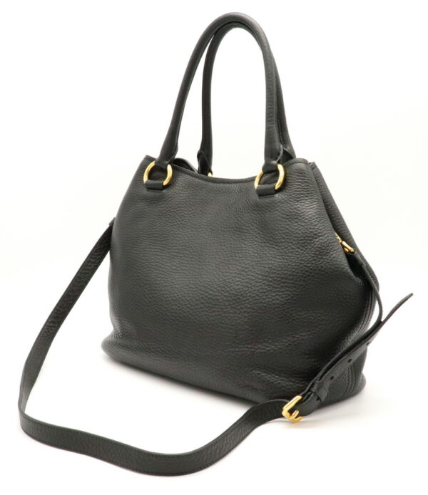 31911105 1 Prada Tote Bag 2WAY Shoulder Leather Black