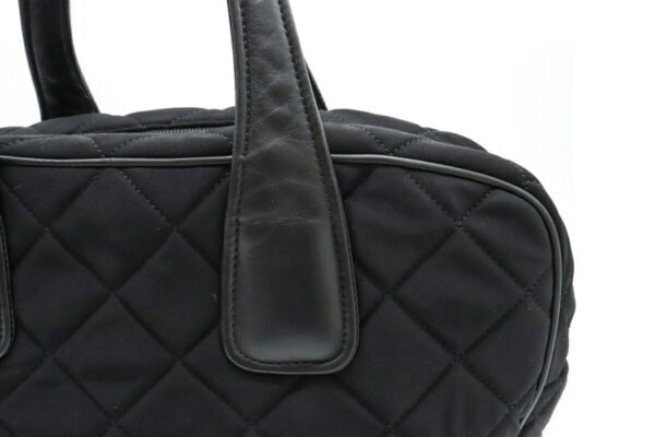 31911144 4 Prada Handbag Tote Bag Quilted Leather Black