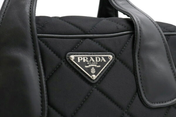 31911144 8 Prada Handbag Tote Bag Quilted Leather Black