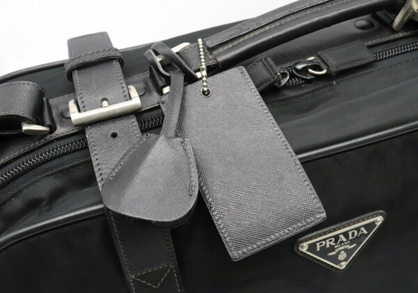 31911218 8 Prada Business Bag Briefcase 2WAY Crossbody Nylon Black