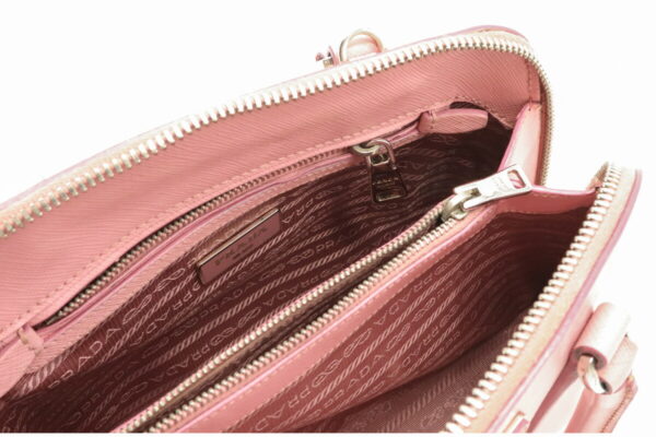 31920867 7 Prada Saffiano Mini Bag 2WAY Crossbody Leather Pink