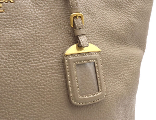 31920869 6 Prada Tote Bag 2WAY Shoulder Leather Greige