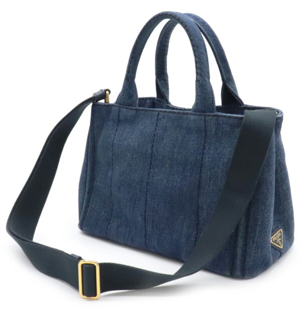 31931367 1 Prada Canapa Tote Bag 2WAY Denim Blue