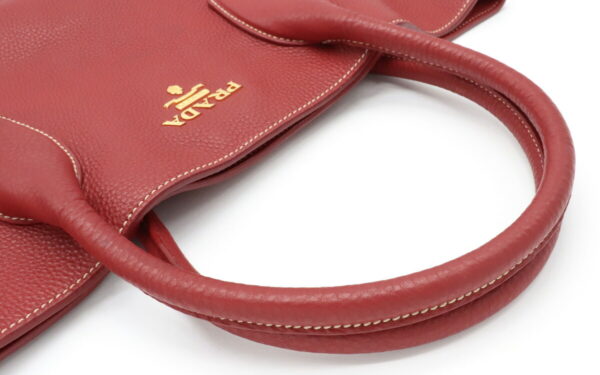 31940221 3 Prada Tote Bag 2WAY Crossbody Calf Leather Red