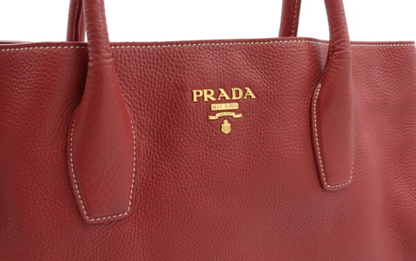 31940221 6 Prada Tote Bag 2WAY Crossbody Calf Leather Red