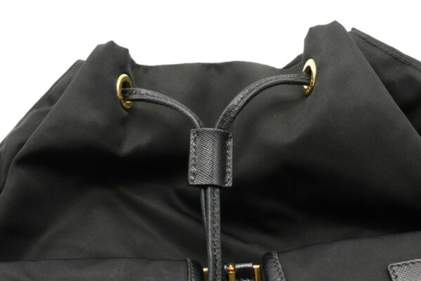 31941136 7 Prada Backpack Nylon Leather Black