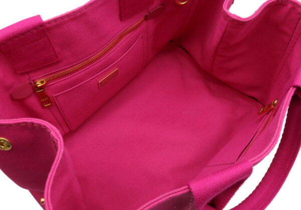 31980745 4 Prada Canapa Tote Bag Canvas Denim Fuxia Pink