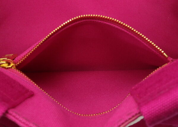 31980745 6 Prada Canapa Tote Bag Canvas Denim Fuxia Pink