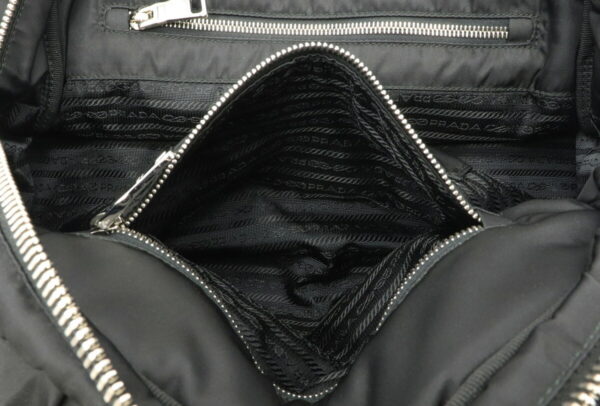 31980767 6 Prada Tessuto Bomber Handbag Nylon Black