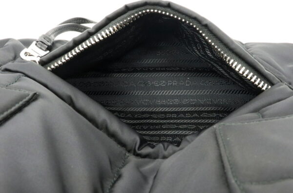 31980767 8 Prada Tessuto Bomber Handbag Nylon Black