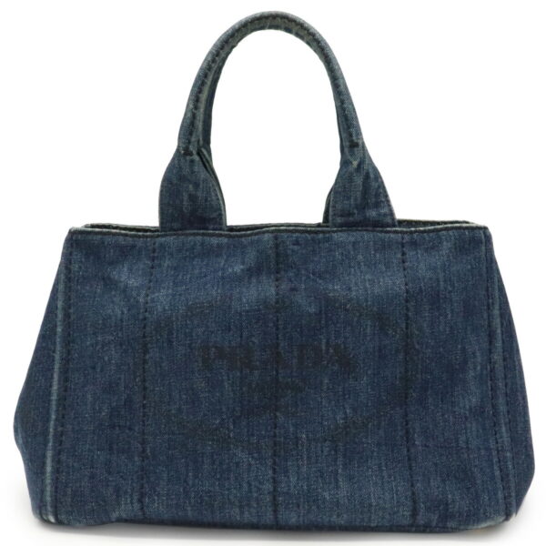 31980794 Prada Canapa Tote Bag Canvas Avio Blue