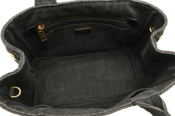 32000462 4 Prada Canapa Tote Bag Canvas Nero Black