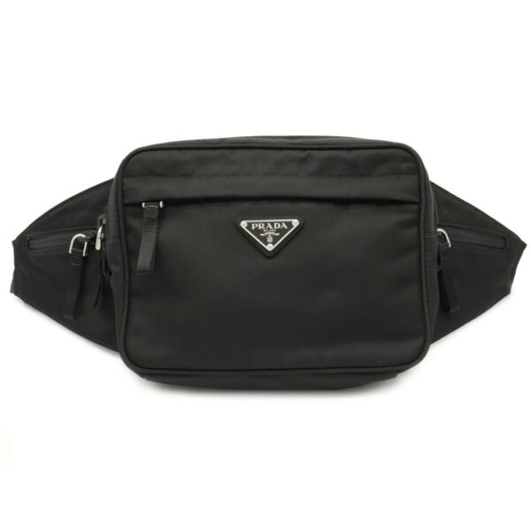 32000466 Prada Waist Pouch Nylon Nero Black