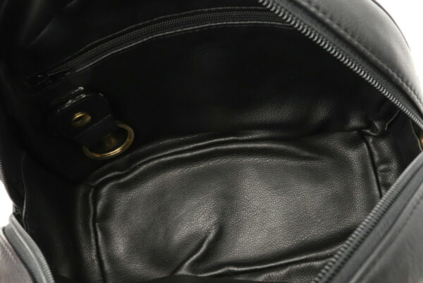 32000474 4 Christian Dior Handbag with D Ring Leather Black