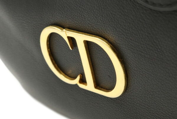 32000474 5 Christian Dior Handbag with D Ring Leather Black