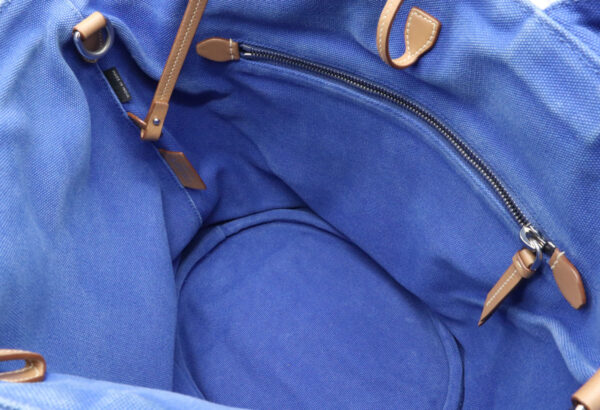 32010619 5 Prada Canapa Tote Bag Canvas Peonia Blue