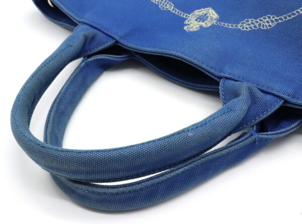 32010619 6 Prada Canapa Tote Bag Canvas Peonia Blue