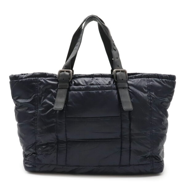 32010658 Bottega Veneta Spinnaker Tote Navy Black