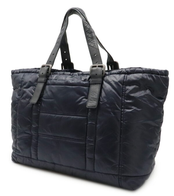 32010658 1 Bottega Veneta Spinnaker Tote Navy Black