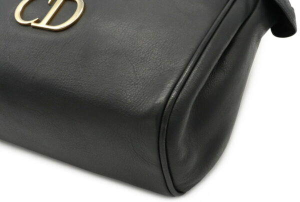 32010679 2 Christian Dior CD Logo Tote Bag Leather Black