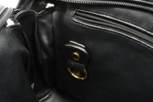 32010679 5 Christian Dior CD Tote Bag Leather Black