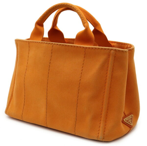 32020360 1 Prada Canapa Tote Bag Canvas Orange