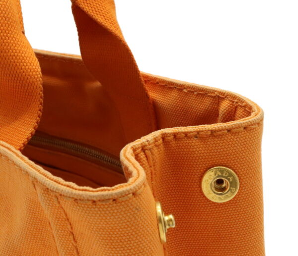 32020360 6 Prada Canapa Tote Bag Canvas Orange