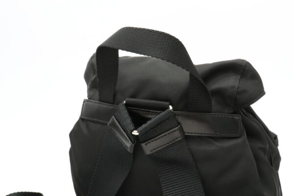 32020536 3 Prada Backpack Daypack Mini Nylon Leather Nero Black