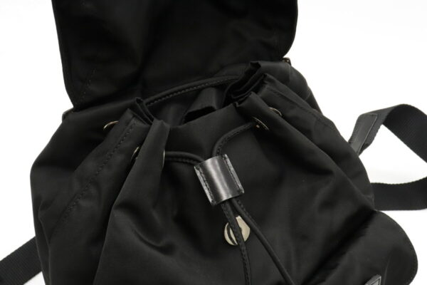 32020536 5 Prada Backpack Daypack Mini Nylon Leather Nero Black