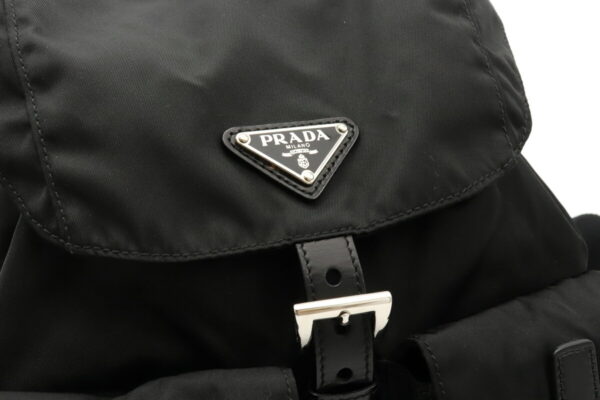 32020536 8 Prada Backpack Daypack Mini Nylon Leather Nero Black