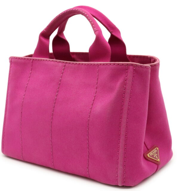 32021138 1 Prada Canapa Tote Bag Canvas Pink