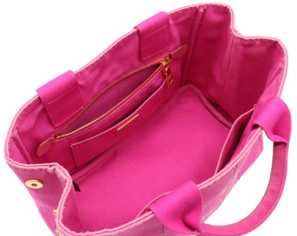 32021138 4 Prada Canapa Tote Bag Canvas Pink