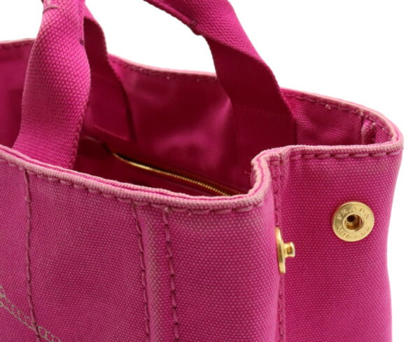 32021138 6 Prada Canapa Tote Bag Canvas Pink