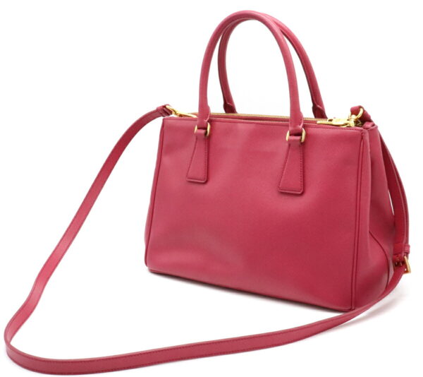 32021182 1 Prada Galleria Saffiano Handbag Leather Ibisco Pink